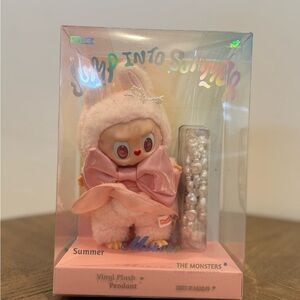 POP MART Mokoko Jump Into Summer Vinyl Plush Pendant – New in Box